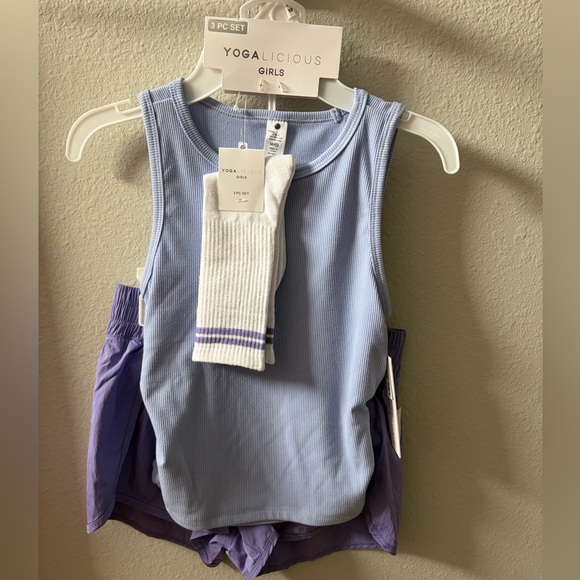 Yogalicious Other - Yogalicious Girls 3-piece Sports Set